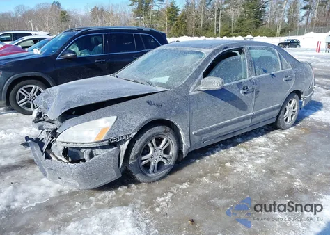 2007 Honda Accord 2.4 Se из США, поврежденный, VIN 1HGCM56347A191170